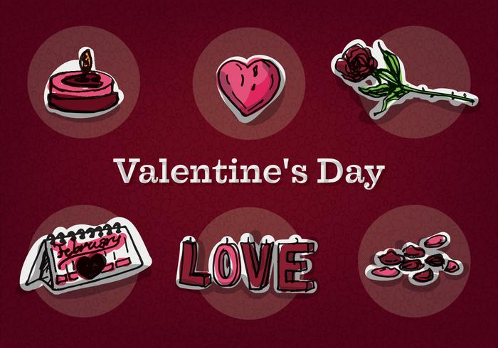 Free Valentine's Day Vector Icons Free Valentine's Day Vector Icons