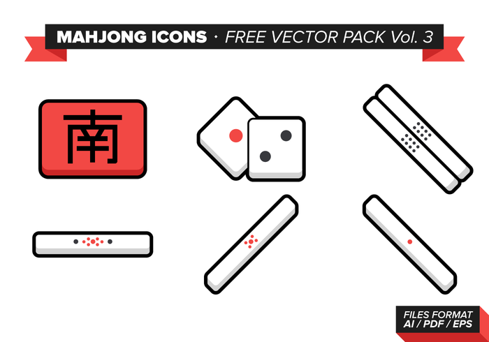 Mahjong Icons Free Vector Pack Vol. 3 Mahjong Icons Free Vector Pack Vol. 3