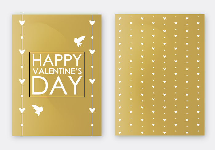 Tarjeta del día de San Valentín gratis Vector