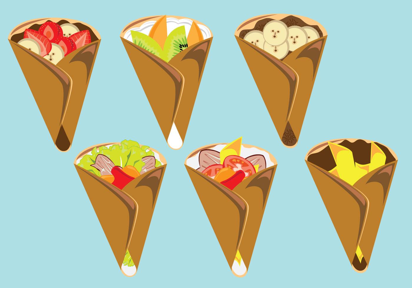 Delicious Crepes Vector 105722 Vector Art at Vecteezy