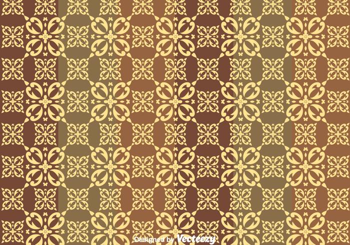 Talavera Brown Seamless Pattern vector