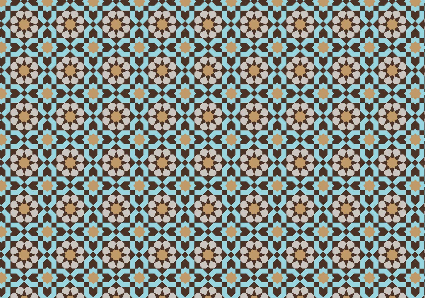 Moroccan Mosaic Pattern Bacground Download Free Vector  