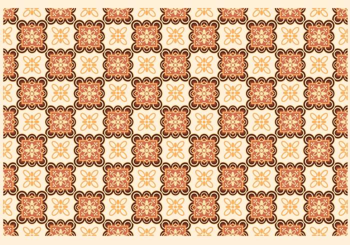 Modern Batik Kawung Vector