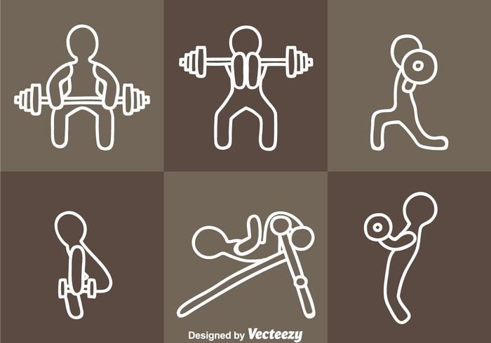 Exercising Icon Vectors