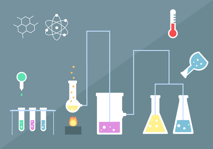 Kit de Química Libre vector