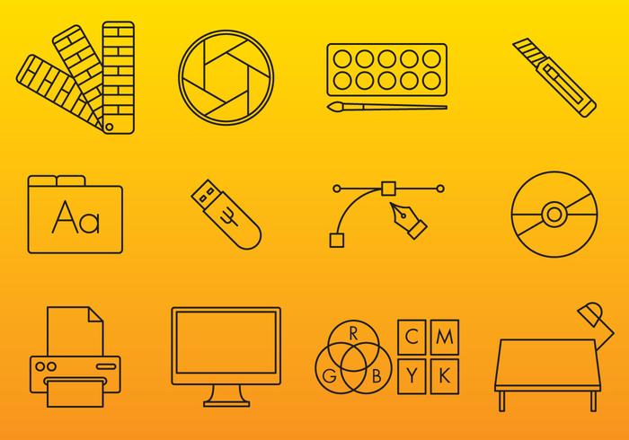 Graphic Arts Vector Icons