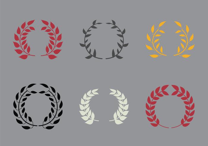 Free Olive Wreath Vector Illustration