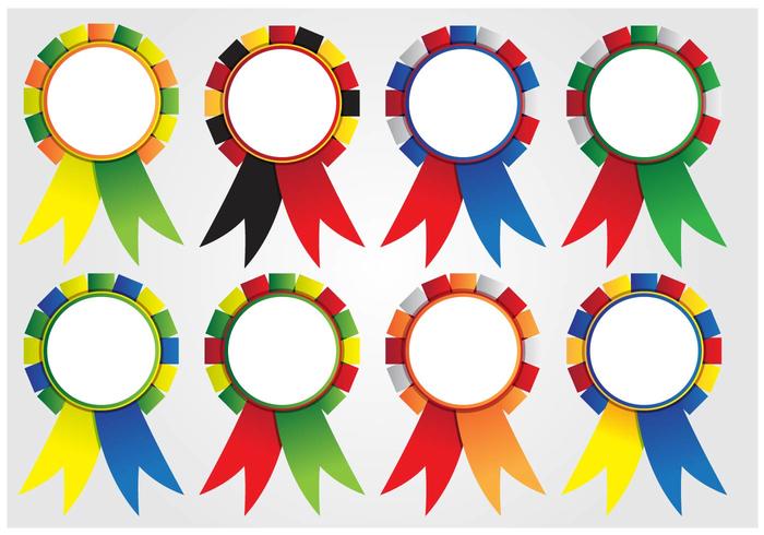 Flag Cockade Vectors Flag Cockade Vectors