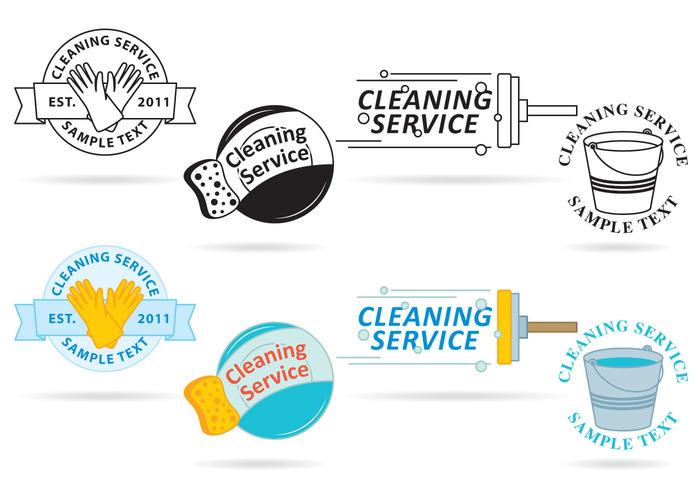 Cleaning Service Logo Vectors