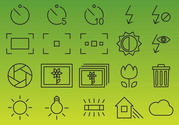 Camera Interface Vector Icons