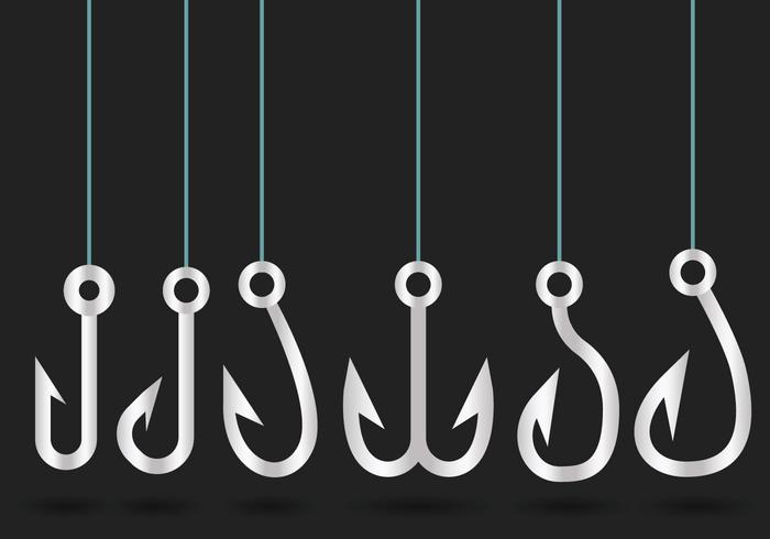 Fish Hook Vector