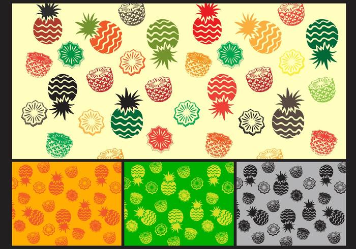 Pineapple Pattern vector