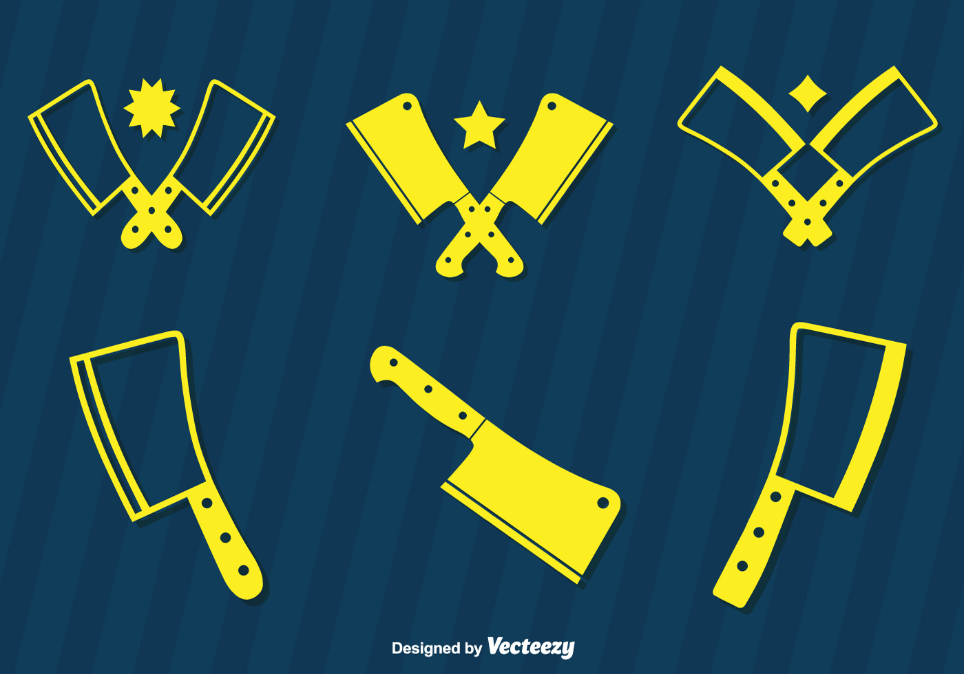 Cleaver Icon Set Vector Download Free Vector Art, Stock Graphics & Images