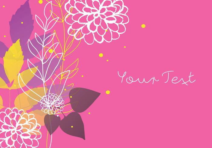 Decorative Floral Colorful Background Design Decorative Floral Colorful Background Design