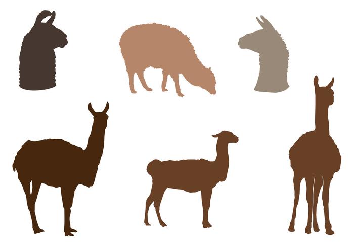 Alpaca Vector Silhouette Pack Alpaca Vector Silhouette Pack