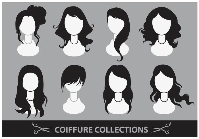 Colección Coiffure Vectores