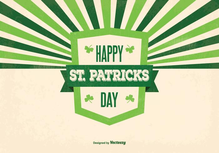 Retro St Patrick's Day Illustration vector