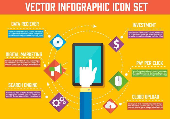 Elementos Vectoriales Gratis Para El Marketing Digital vector