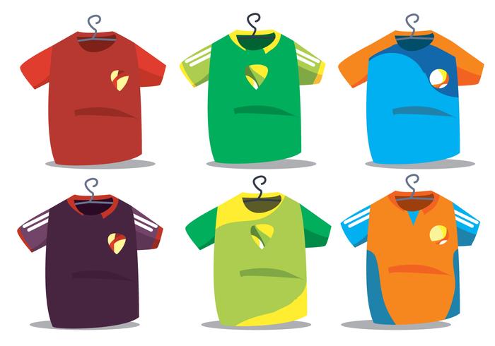 Futsal Jersey Vector Set