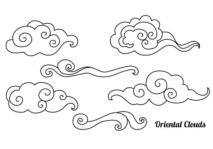 Free Oriental Clouds Vector 106119 Vector Art at Vecteezy