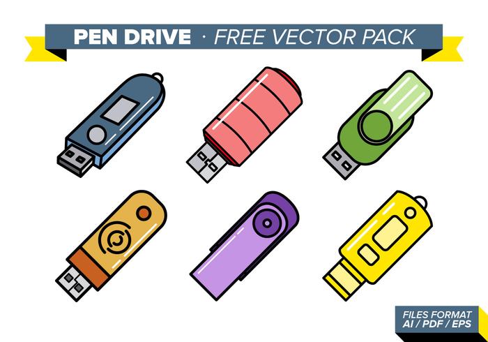 Pen Drive Free Vector Pack Pen Drive Free Vector Pack