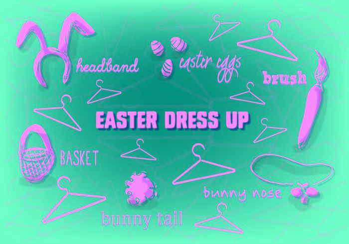 Vector Free Easter Background Vector Free Easter Background