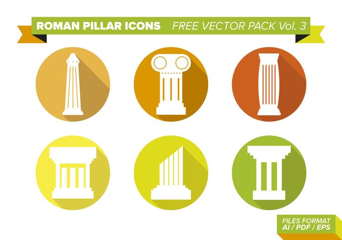 Roman Pillar Icons Free Vector Pack Vol. 3 Roman Pillar Icons Free Vector Pack Vol. 3