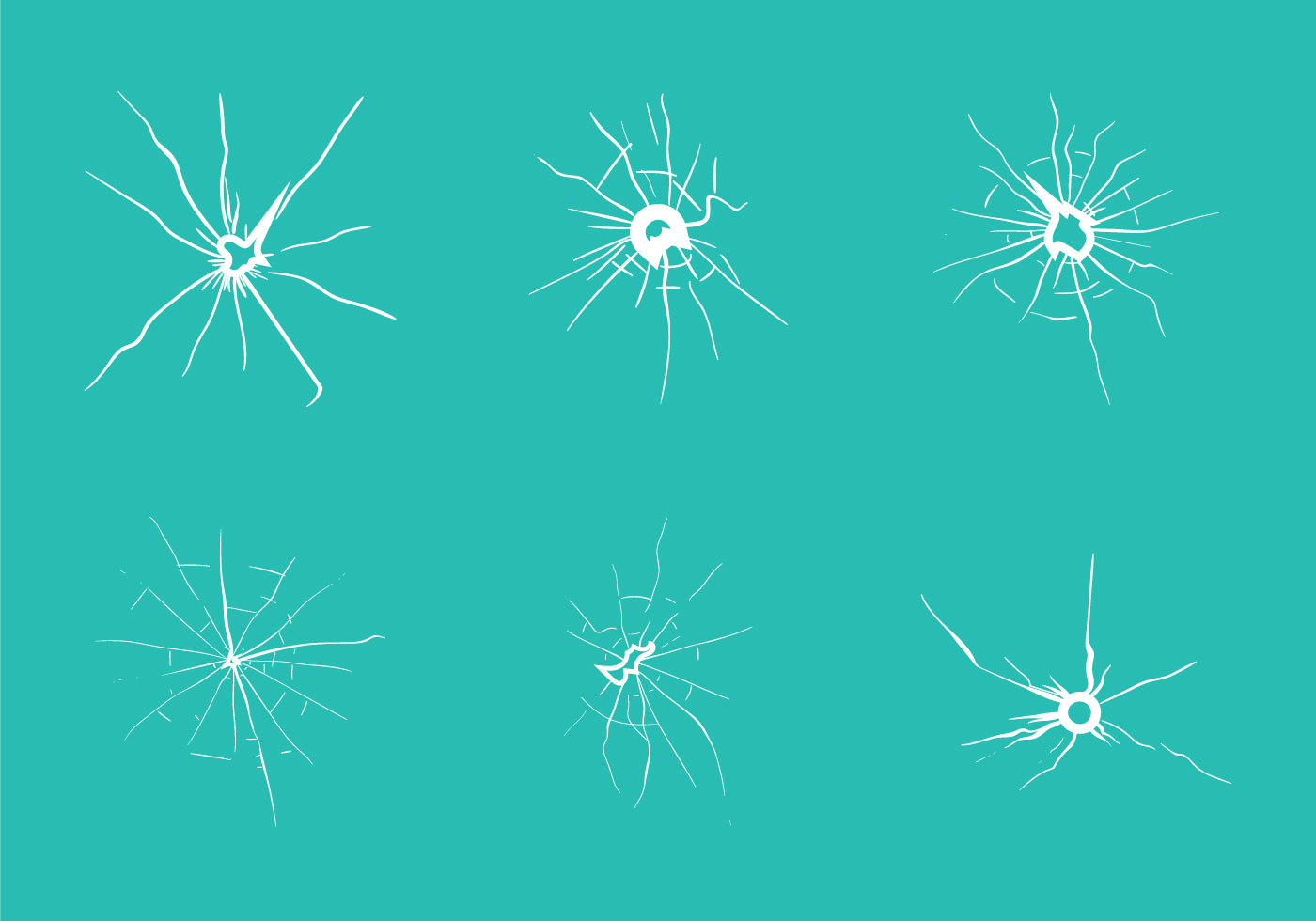 Free Cracked Glass Vector Illustration - Download Free Vector Art