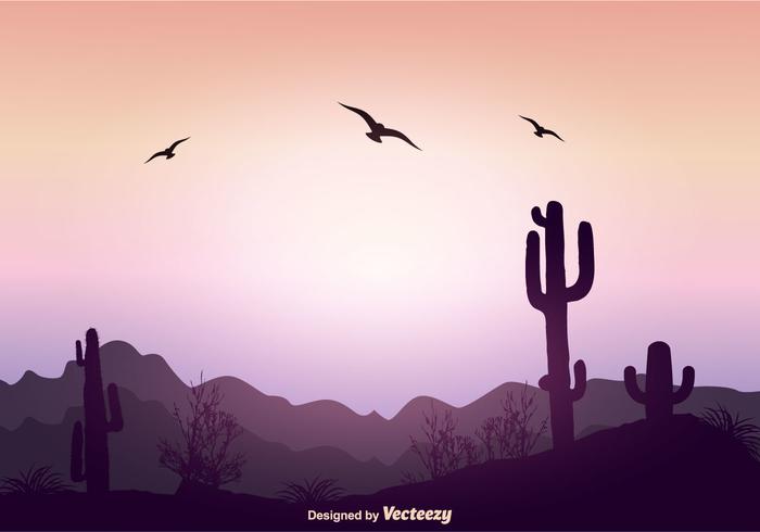 Paisaje hermoso ilustración vectorial vector