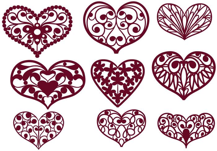 Download Free Cutout Hearts Vectors - Download Free Vectors ...