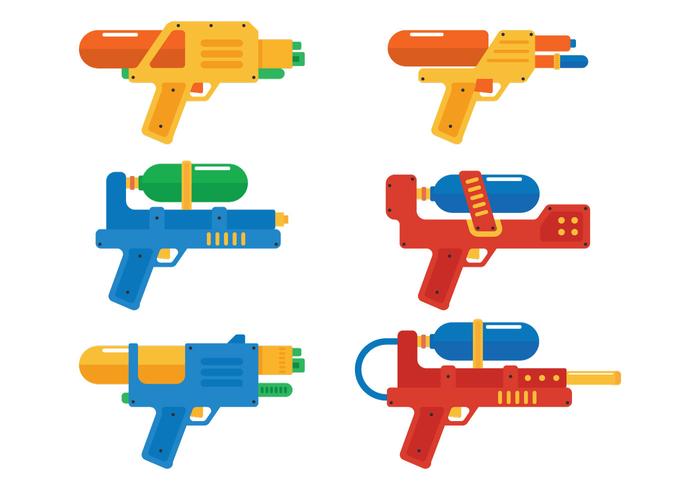 Water Gun Illustration vector