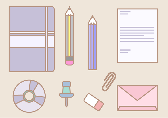 Free School Supplies Vector