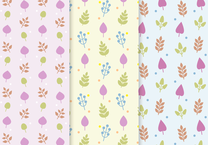 Free Leaf Pattern Vector Free Leaf Pattern Vector