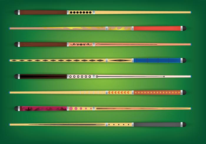Pool Stick Vector
