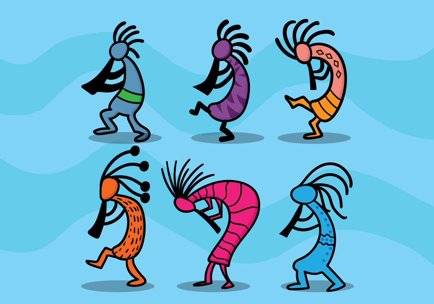 Kokopelli Vector 106317 Vector Art at Vecteezy