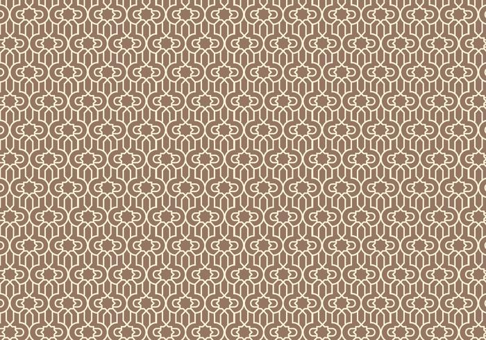 Outlined Arabic Pattern Background vector