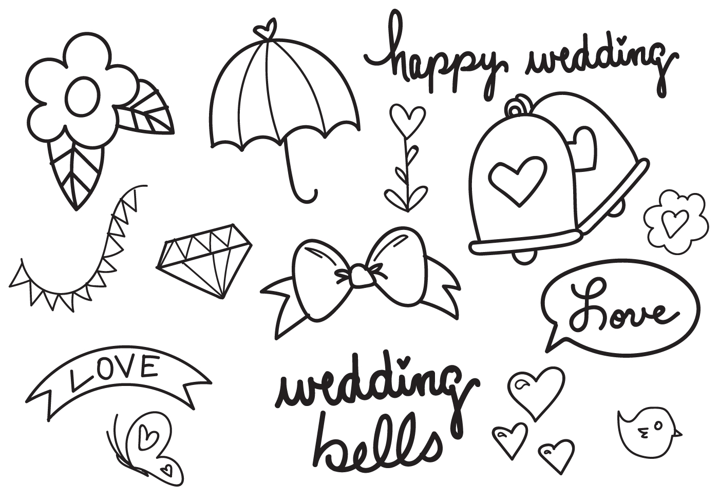 free download wedding clipart vector - photo #32