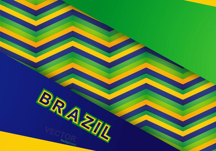 Colorful Pattern Of Brazilian Flag vector