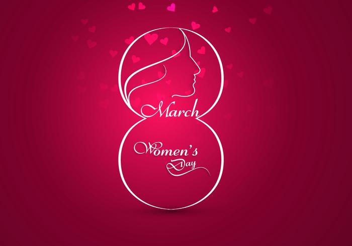 Creatively Designed Card For Women's Day vector