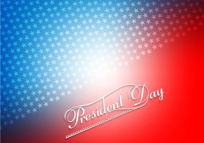 Colorful President Day Card vector