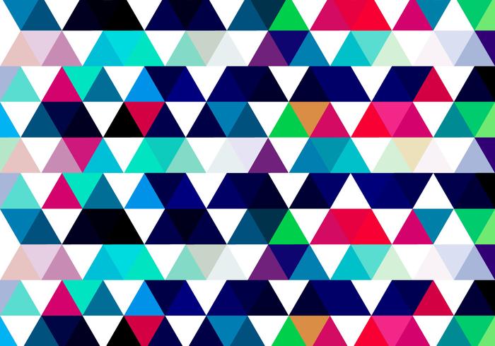 Colorido fondo triangular vector