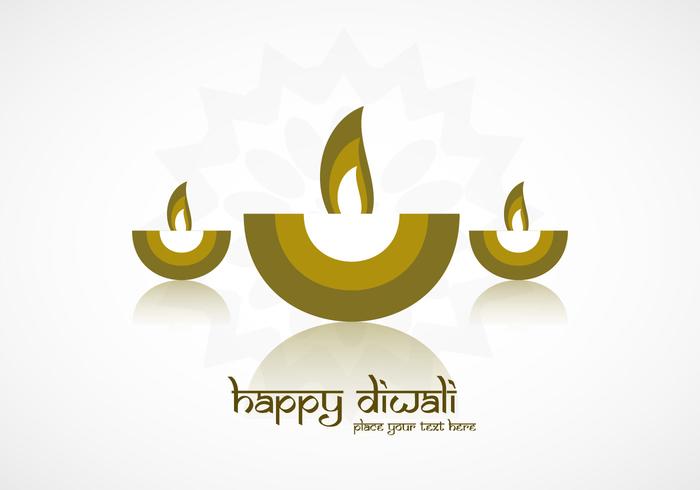 Coche feliz de Diwali vector