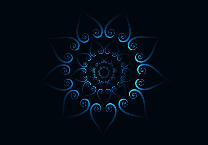 Abstract Blue Concentric Pattern Abstract Blue Concentric Pattern