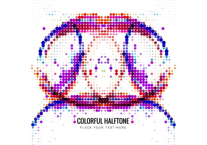 Abstract Colorful Halftone Abstract Colorful Halftone