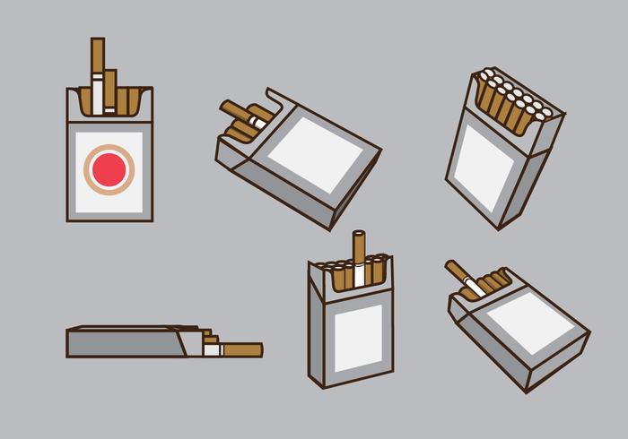 Cigarrillos Packs Vector