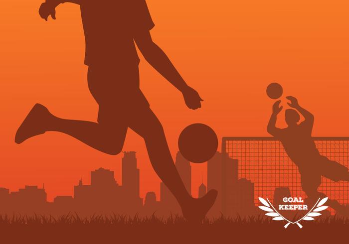 Goal Keeper Vector