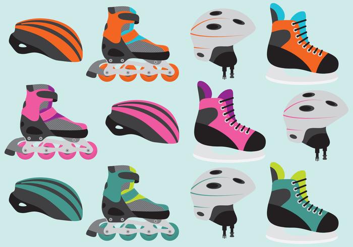 Roller Skate Vector Items Roller Skate Vector Items