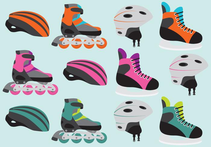 Roller Skate Vector Items