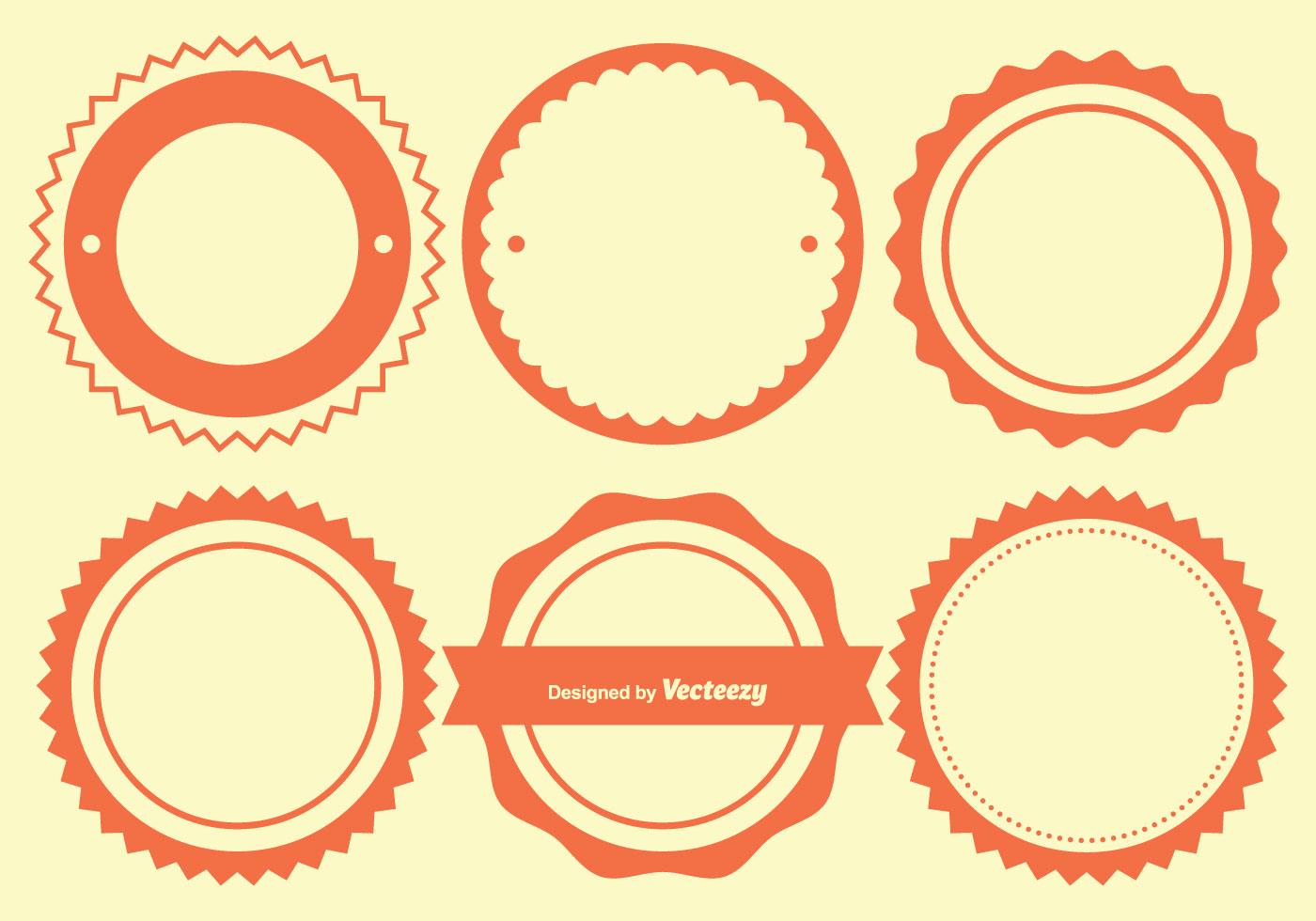 Vector Badge Shape Set 106776 Vector Art at Vecteezy