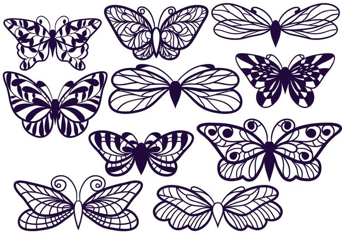 Free Cutout Butterflies Free Cutout Butterflies